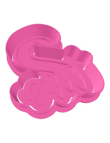 3D Uitsteker op Maat: Cijfer 2 - Two