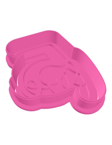 3D Uitsteker op Maat: Cijfer 5 - Five