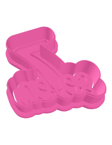 3D Uitsteker op Maat: Cijfer 7 - Seven