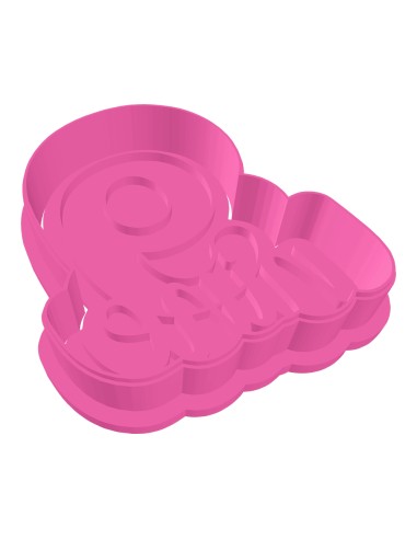 3D Uitsteker op Maat: Cijfer 9 - Nine