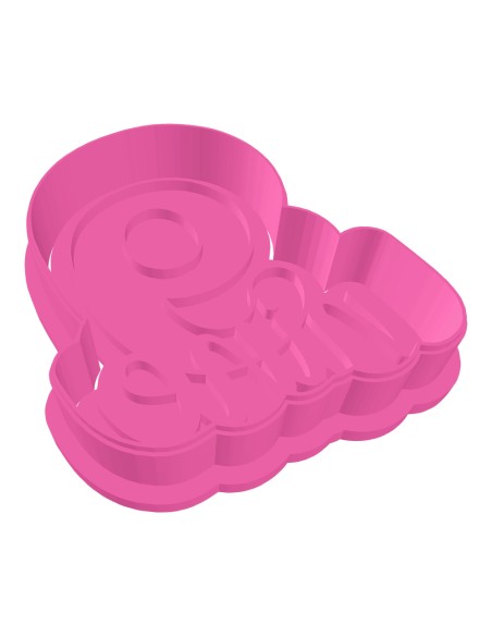 3D Uitsteker op Maat: Cijfer 9 - Nine