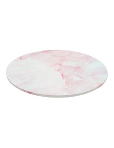Cake Board Extra Sterk Marmer Roze Mat -25cm-