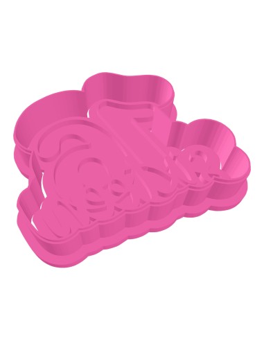 3D Uitsteker op Maat: Cijfer 16 - Sixteen