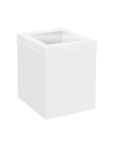 Simply Making Taartdoos Hoog Wit met Venster 35x35x30cm -1st