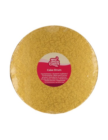 FunCakes Cake Drum Rond -20cm- Goud