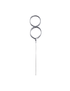 Feeststerretje Cijfer 8 - Zilver