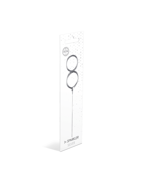 Feeststerretje Cijfer 8 - Zilver