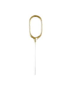 Feeststerretje Cijfer 0 - Goud