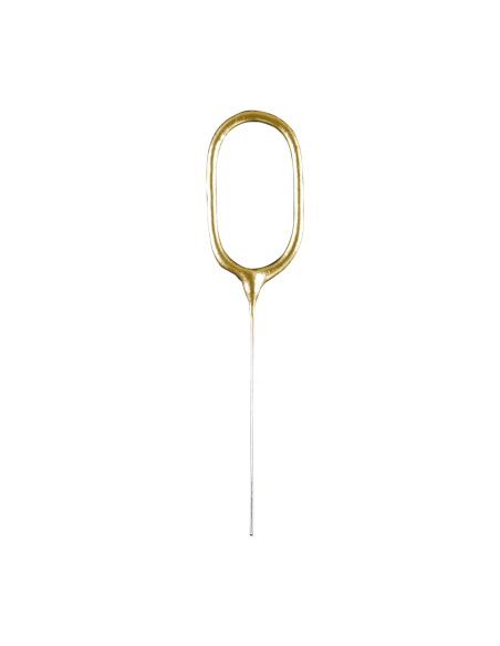 Feeststerretje Cijfer 0 - Goud