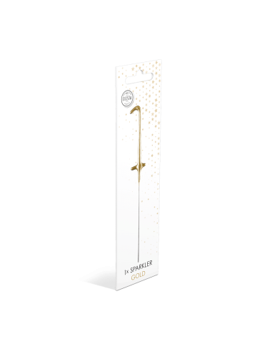 Feeststerretje Cijfer 1 - Goud