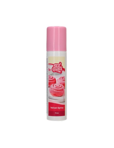 FunCakes Eetbare Velvet Spray Roze -100ml-