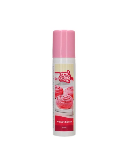 FunCakes Eetbare Velvet Spray Roze -100ml-