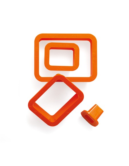 Decora Uitsteker Set Rechthoek -4st-