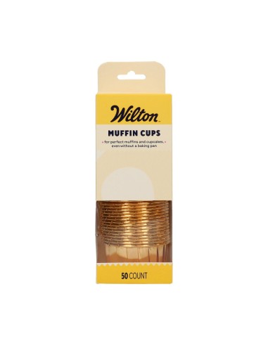 Wilton Baking Case Cup Goud -50st-