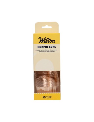 Wilton Baking Case Cup Vintage Goud -50st-