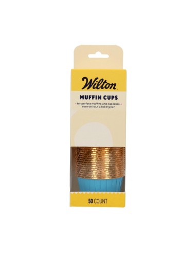 Wilton Baking Case Cup Blauw -50st-