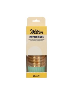 Wilton Baking Case Cup Aqua -50st- 2