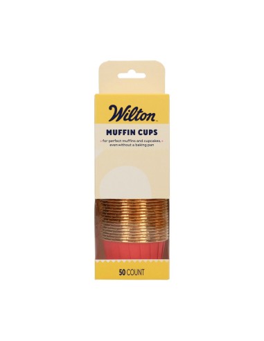 Wilton Baking Case Cup Rood -50st-