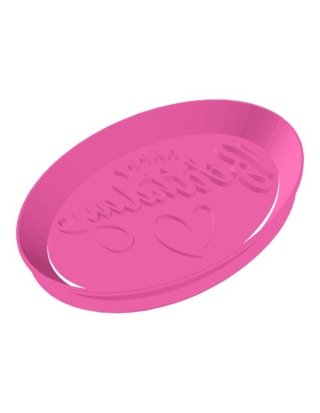 3D Uitsteker op Maat: Happy Birthday Ovaal met Stempel