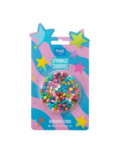 PME Sprinkle Charms Regenboog Sterren -25gr-