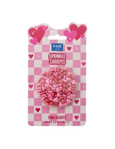 PME Sprinkle Charms Hartjes Roze -25gr-