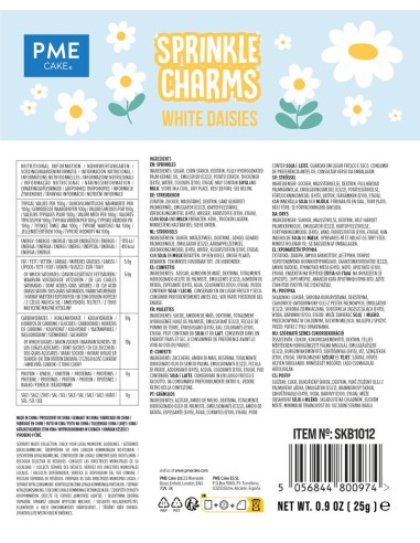 PME Sprinkle Charms Madeliefjes -25gr-