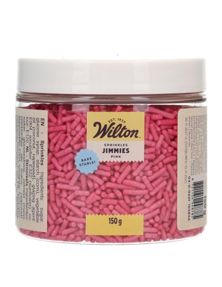 Wilton Bakvaste Jimmies Roze -150gr-
