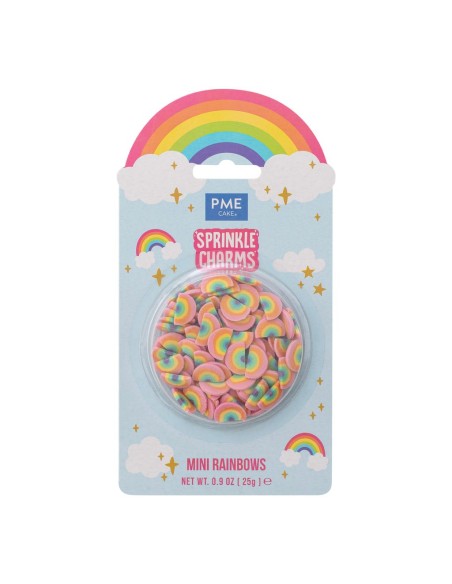 PME Sprinkle Charms Mini Regenbogen -25gr-