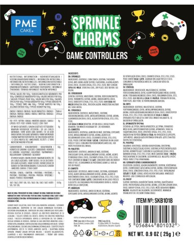 PME Sprinkle Charms Game Controllers -25gr-