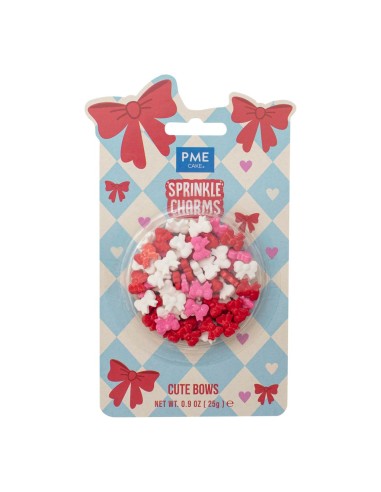 PME Sprinkle Charms Schattige Strikjes -25gr-