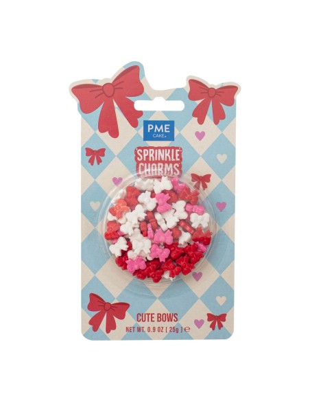 PME Sprinkle Charms Schattige Strikjes -25gr-
