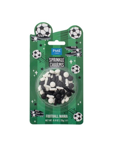 PME Sprinkle Charms Voetbalmania -25gr-