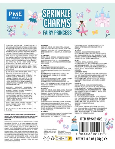 PME Sprinkle Charms Feeënprinses -25gr-