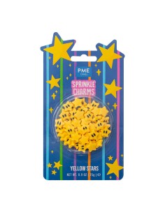 PME Sprinkle Charms Gele Sterren -25gr-