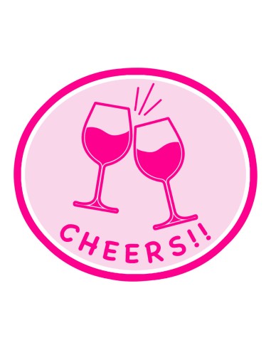 3D Uitsteker op Maat: Cheers!! met Stempel