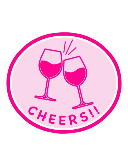 3D Uitsteker op Maat: Cheers!! met Stempel