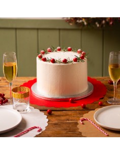 Decora Taartonderlegger Rood 30cm -10st- 2