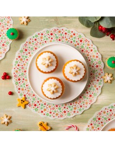 Decora Taartonderlegger Kerst 30cm -10st- 2