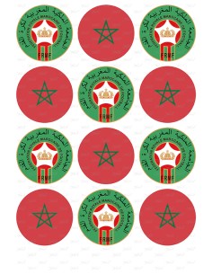 Eetbare Print Marokko Assorti Cupcakes - 6cm