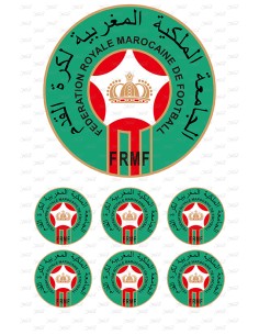 Eetbare Print Marokko Groen - 15cm