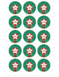 Eetbare Print Marokko Groen Cupcakes - 5cm