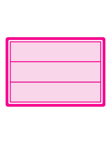 3D Uitsteker op Maat: Vlag Driekleur Rechthoek met Stempel