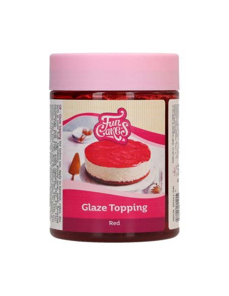 FunCakes Glaze Topping Rood -375gr-