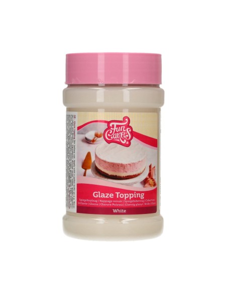FunCakes Glaze Topping Wit -375gr-