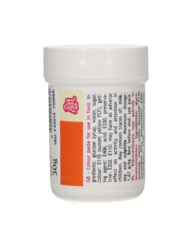 FunCakes Eetbare Kleurstof Pasta Orange -30gr-