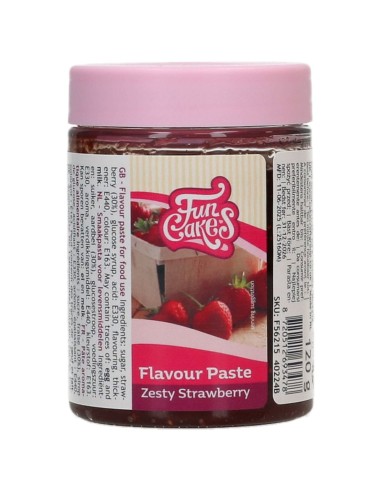 FunCakes Smaakpasta Aardbei Friszuur -120gr-