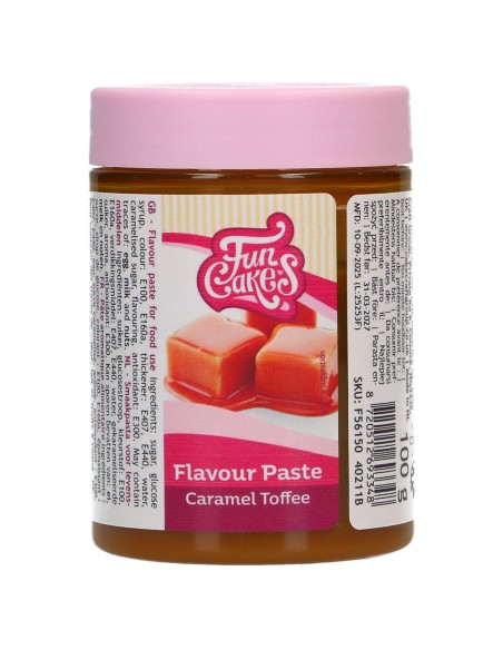 FunCakes Smaakpasta Caramel Toffee -100gr-