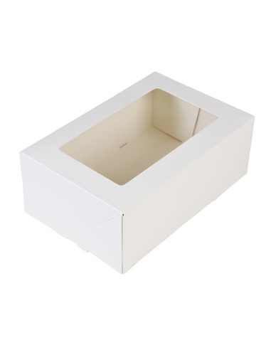 BrandNewCake Taartdoos met Venster Wit 24x16x9cm -3st-