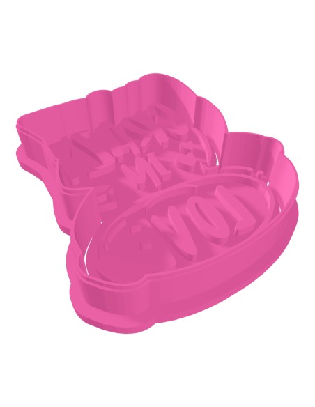 3D Uitsteker op Maat: Crazy in Love met Stempel