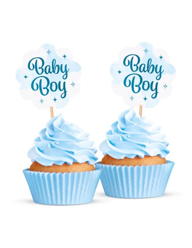 Cupcake Toppers Baby Boy -12st-